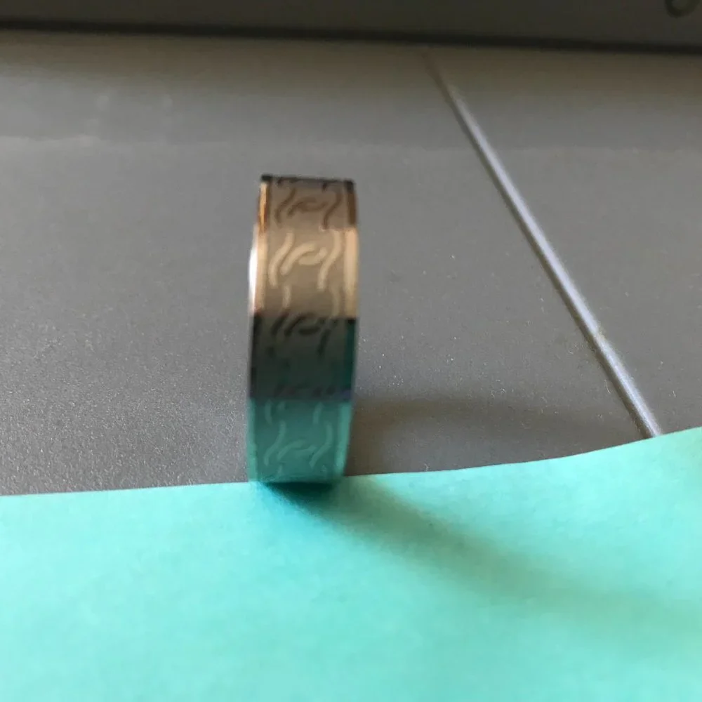 Stainless Steel Rotatable Men Ring